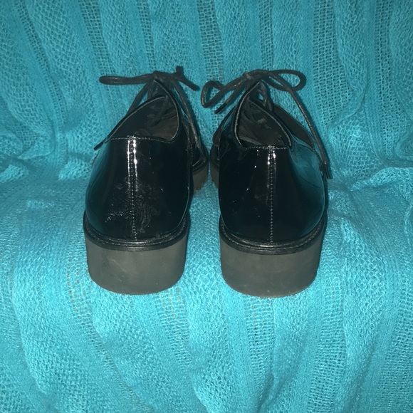 👠 Paul Green Patten Leather Lace Loafers WS62 - Picture 3 of 3